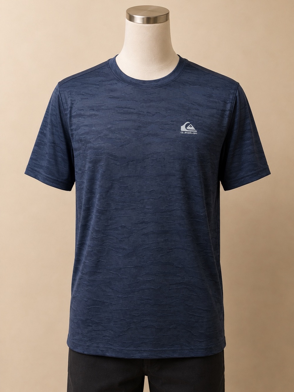 Quiksilver Men's Navy Blue Short-Sleeve Performance Tee